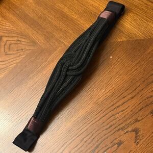 Carolyn Tanner Designs Belt Black Brown Cummberband M/L